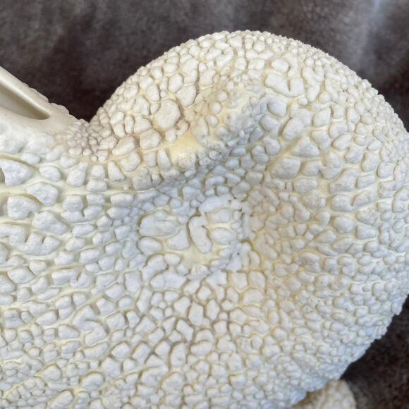 Royal Haeger Shell Vase Nautilus Textured Pebbled Cornucopia Nautical Sea READ - Picture 5 of 16